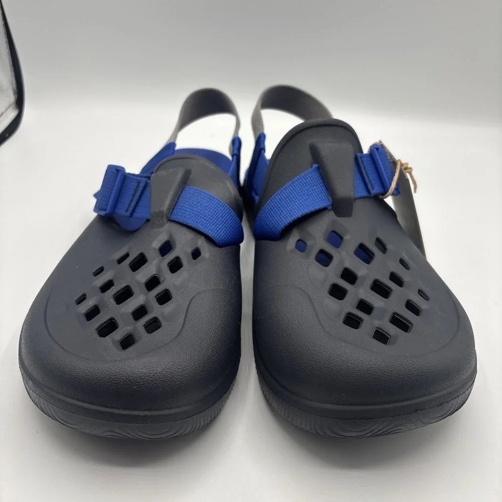 Chaco Chillos Clogs Navy Men's Size‎ 8 Slip-On Comfort Foam Sandals New *READ*